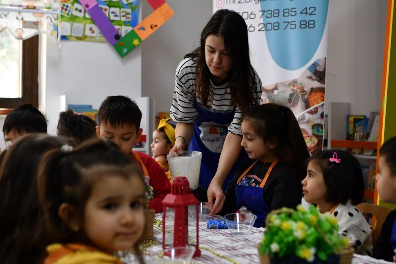 Mamak Belediyesinden Miniklere Yaratıcı Atölye