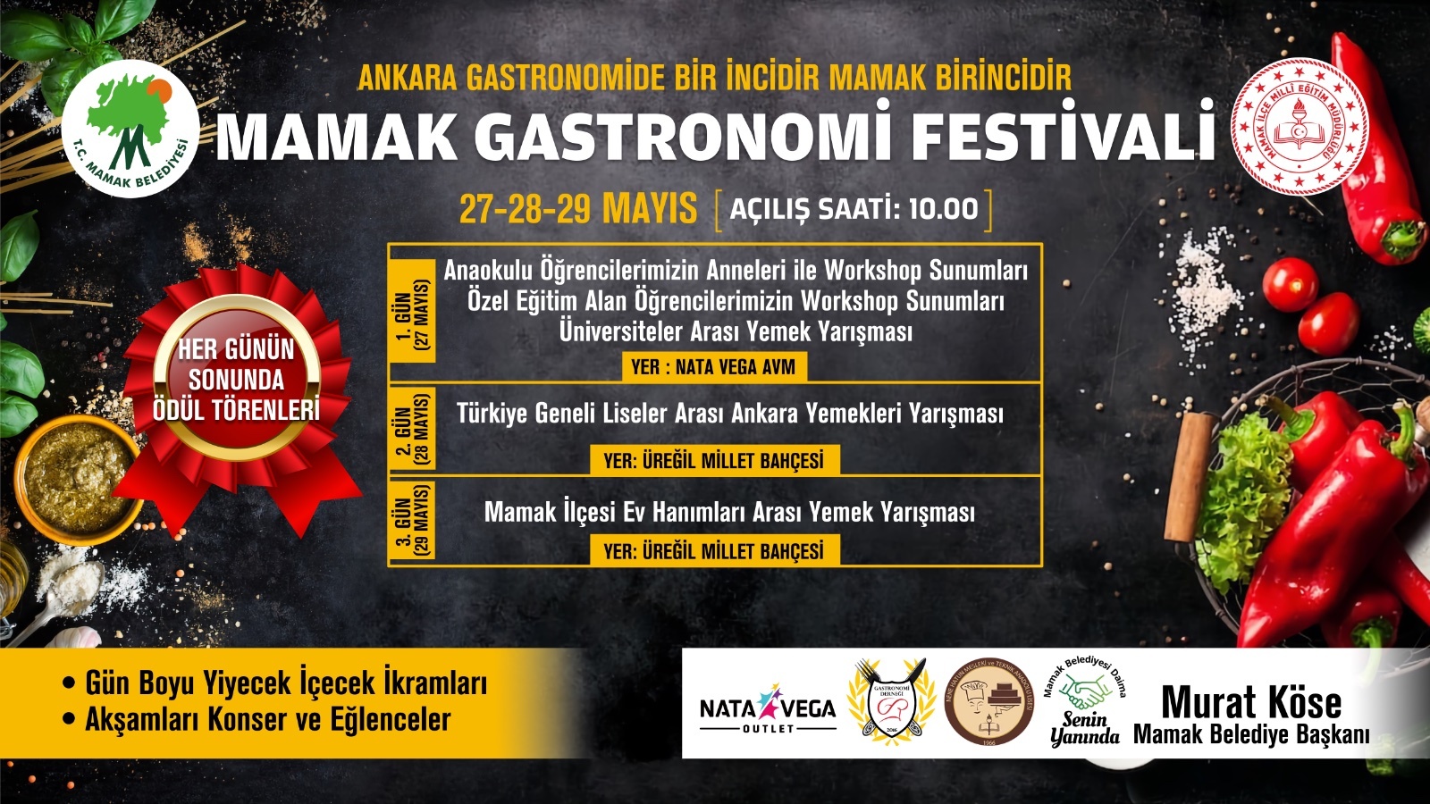 Mamak Gastronomi Festivali Başlıyor