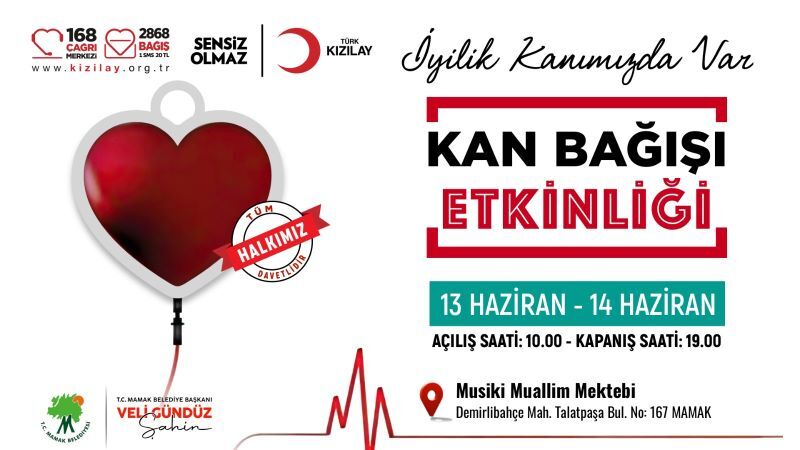 Mamaklılar Kan Bağışında Buluşuyor