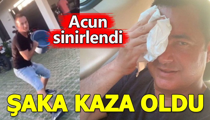 Manav Aydın'ın şaka yaparken Acun'u sakatlaması