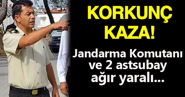 Manavgat'ta feci kaza: 3 rütbeli ağır yaralı