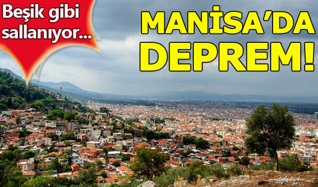 Manisa'da peş peşe depremler