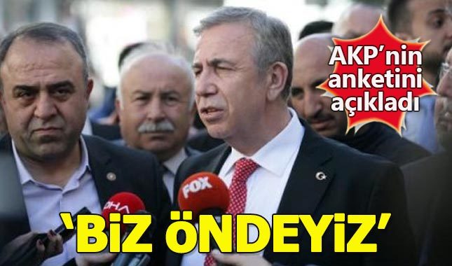 Mansur Yavaş AKP'ye yakın anket sonuçlarını açıkladı
