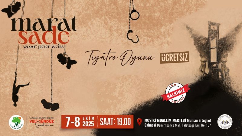 Marat/Sade Mamak'ta Sahnelenecek