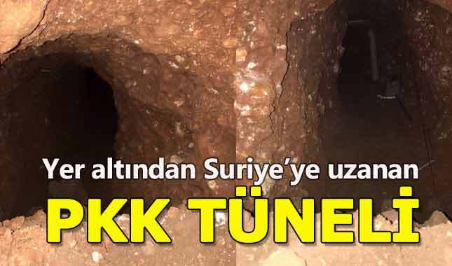 Mardin Nusaybin'de PKK tüneli bulundu