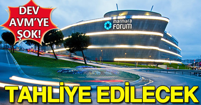 Marmara Forum AVM'ye şok