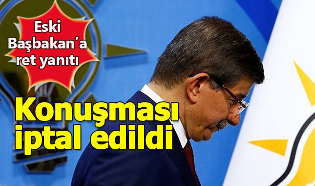 Marmara Üniversitesi'nden eski Başbakan Davutoğlu'na ret