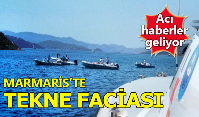 Marmaris'te facia: Tur teknesi battı