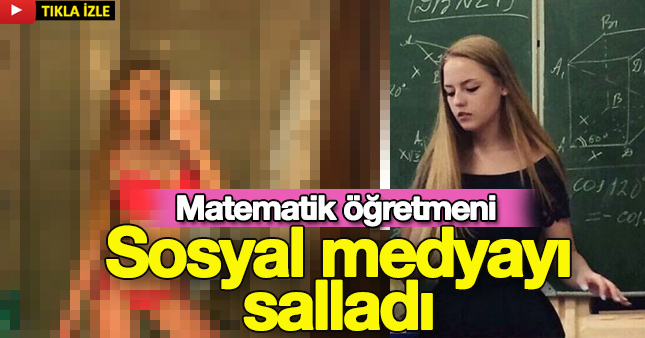 Matematik öğretmeni sosyal medyaya damga vurdu