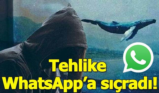 Mavi balina tehlikesi WhatsApp'ta!
