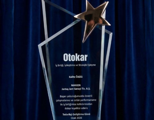 Maxion Jantaş'a Otokar'dan “Kalite Ödülü”