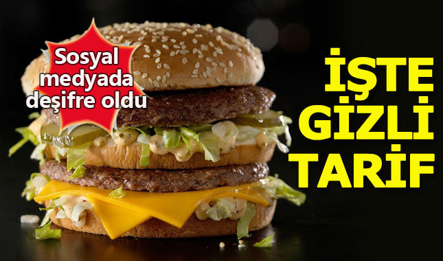 McDonald's'ın gizli tarifi sosyal medyada deşifre oldu