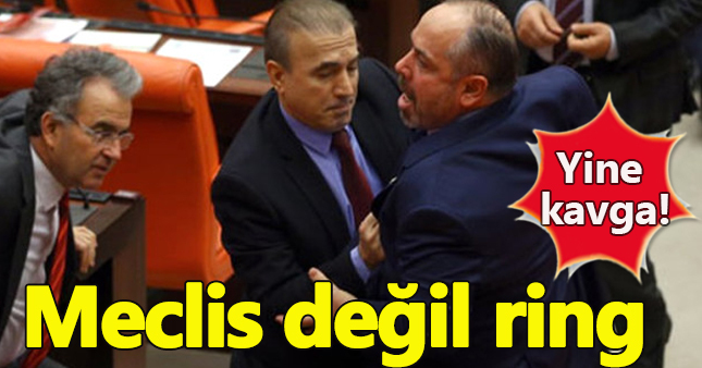 Meclis'te yine kavga çıktı!