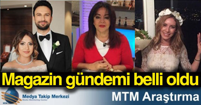 Medya Takip Merkezi magazin dünyasının gündemini belirledi