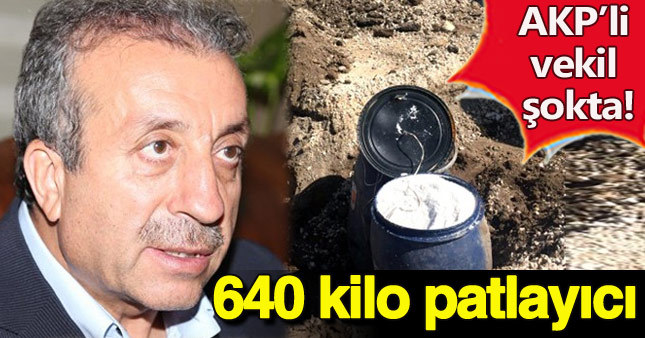 Mehdi Eker'in aile kabristanında yüzlerce kilo patlayıcı bulundu