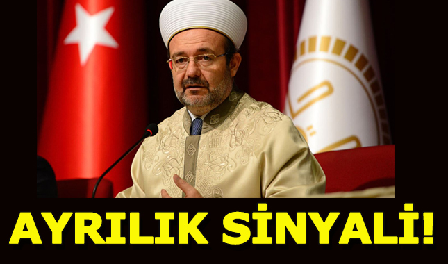 Mehmet Görmez ayrılık iddialarına yanıt verdi