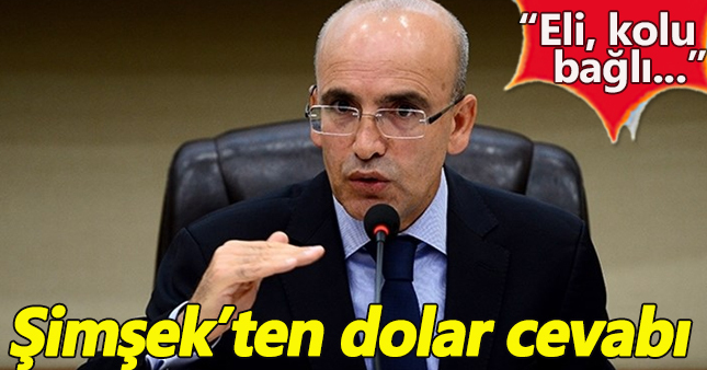 Mehmet Şimşek'ten dolar açıklaması geldi