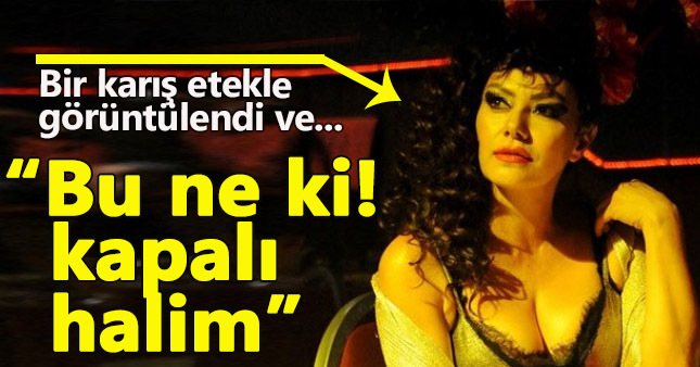 Mehtap Bayri minisiyle görüntülenince;"Bu benim kapalı halim"