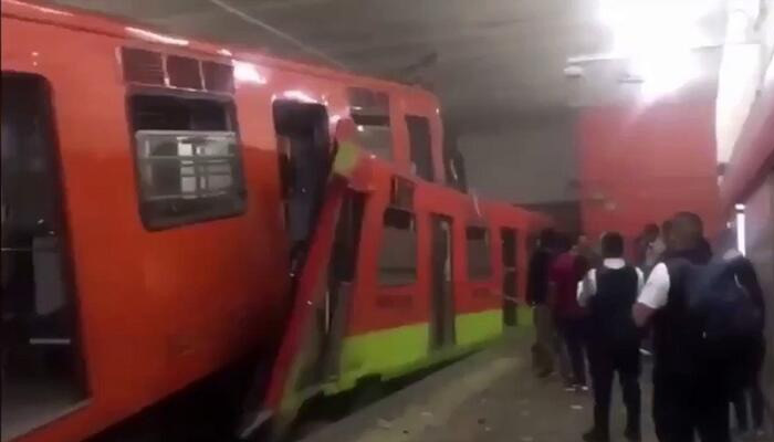 Meksika'da metro kazası: 1 ölü, 41 yaralı