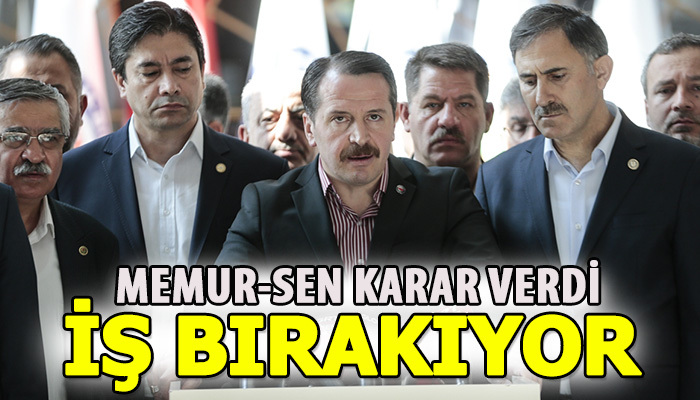 Memur-Sen'den iş bırakma eylemi