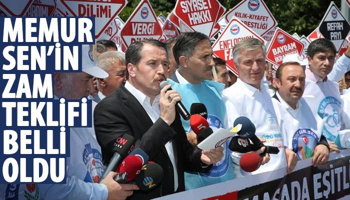 Memur-Sen'in zam teklifi belli oldu