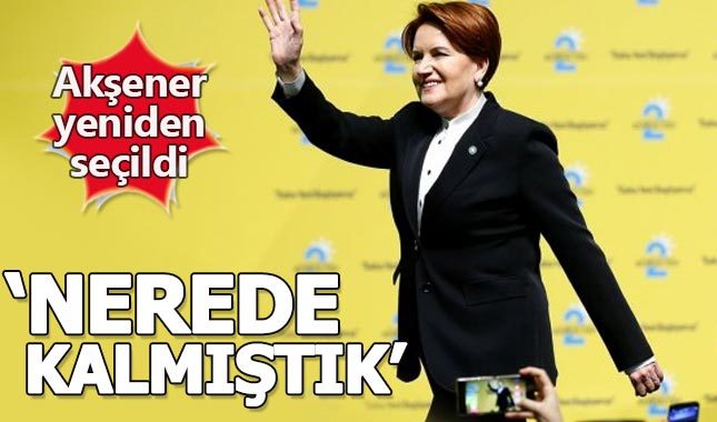 Meral Akşener yeniden İYİ Parti Genel Başkanı seçildi