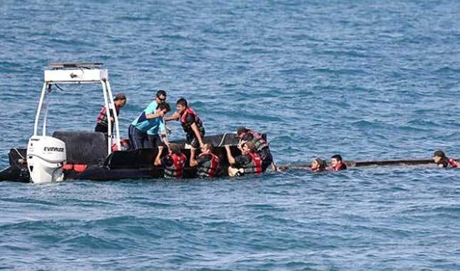 Meriç Nehri'nde facia! Kaçakları taşıyan bot battı