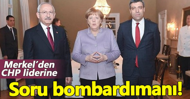 Merkel ve Kılıçtaroğlu bir görüşme yaptı