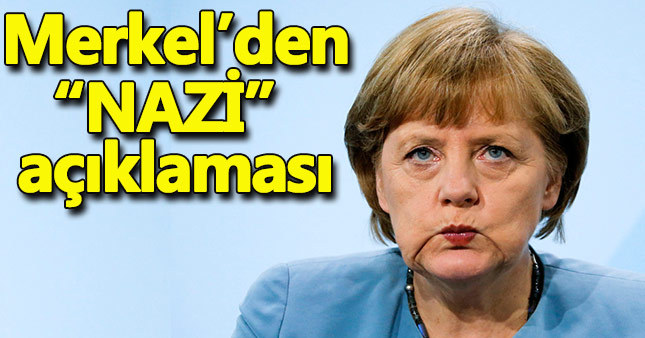 Merkel'den Türkiye açıklaması