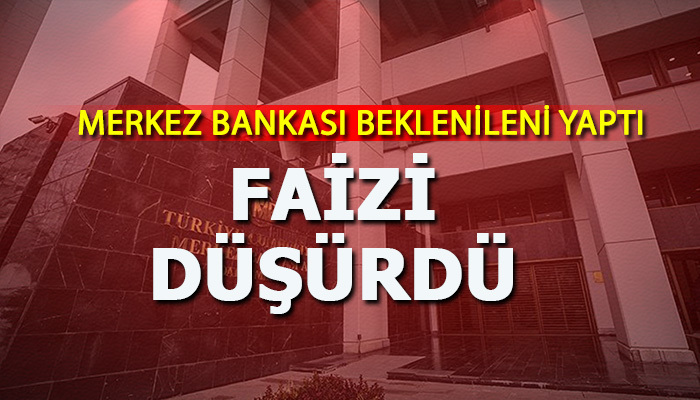 Merkez Bankası, faiz indirimine gitti