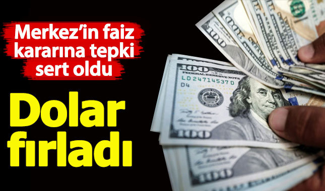 Merkez Bankası'nın faiz kararı, doları tırmanışa geçirdi