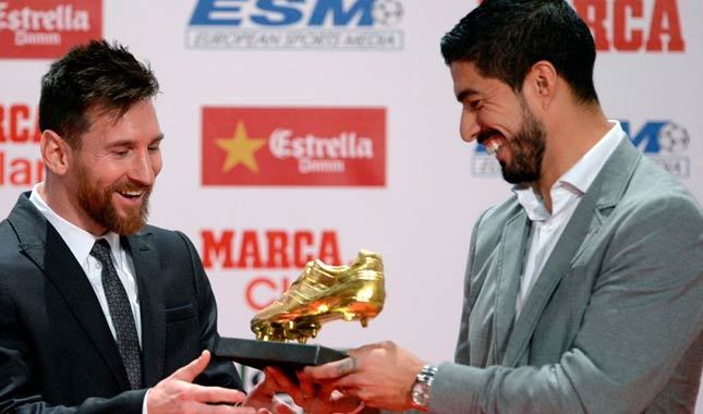 Messi Altın Ayakkabı'nın sahibi oldu