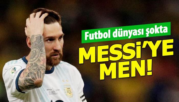 Messi'ye futboldan men cezası