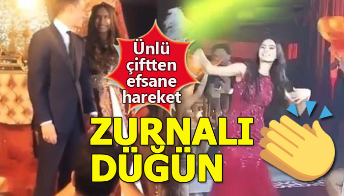 Mesut Özil ve Amine Gülşe'in davullu zurnalı düğünü