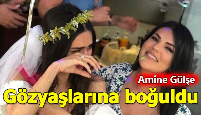 Mesut Özil'in nişanlısı Amine Gülşe, bekarlığa veda partisinde gözyaşlarına boğuldu
