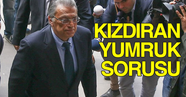 Mesut Yılmaz'ı kızdıran yumruk sorusu