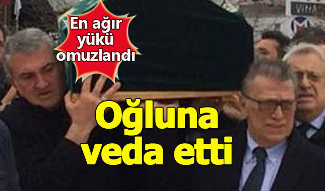 Mesut Yılmaz'ın acı günü, oğlunu toprağa verdi