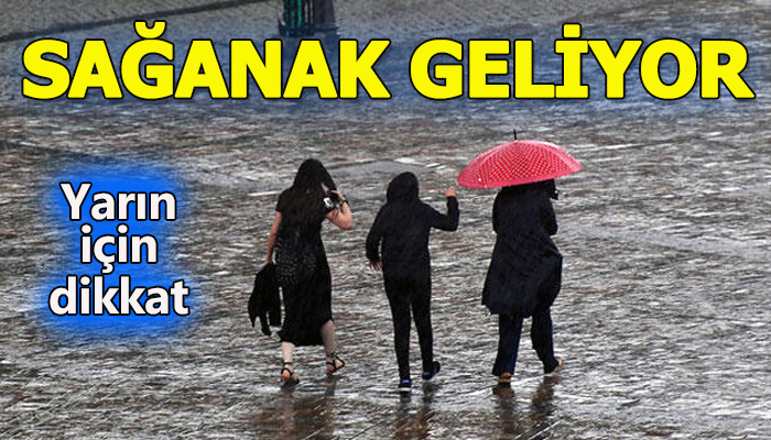 Meteorojoli sağanak için uyardı