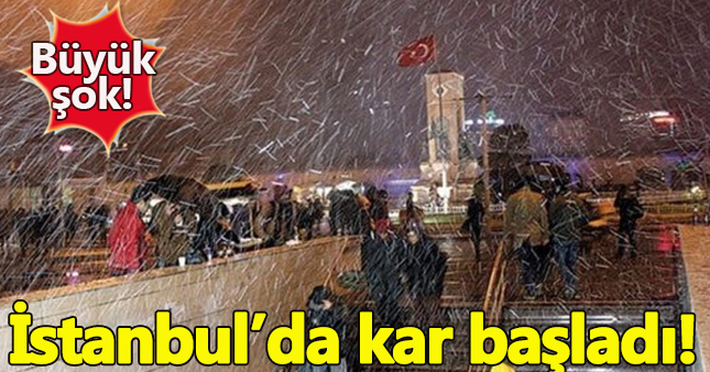 Meteoroloji bu kez yanıldı; İstanbul'a kar sürprizi!