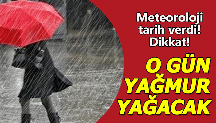 Meteoroloji gelecek hafta için uyardı