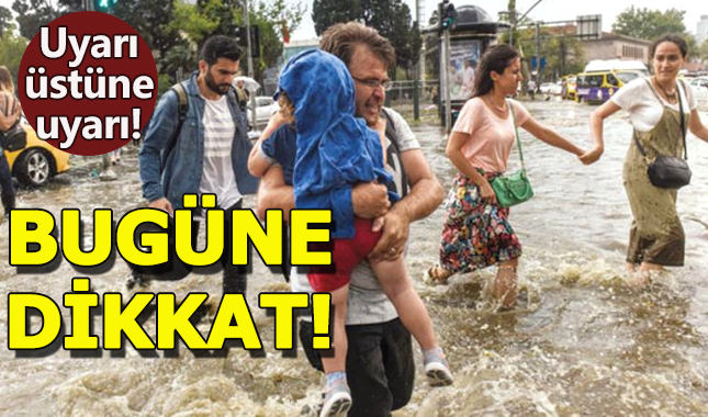 Meteoroloji şiddetli yağış için uyardı ! 28 Temmuz cuma İstanbul hava durumu