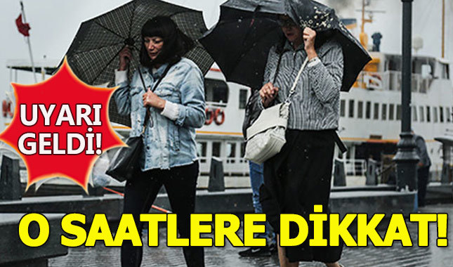 Meteorolojiden 9 il için sağanak yağış uyarısı geldi