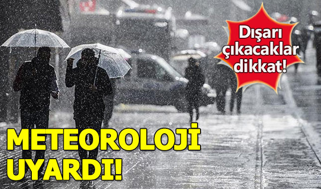 Meteorolojiden İstanbul'a sağanak yağış uyarısı
