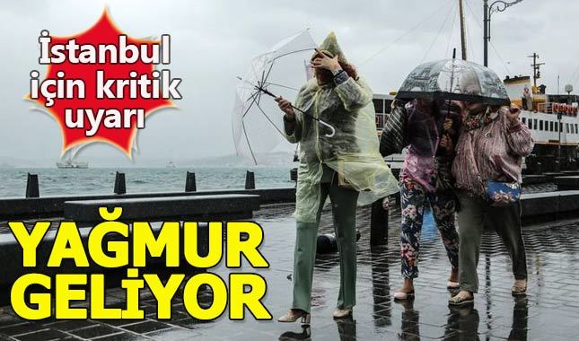 Meteoroloji'den sağanak yağmur uyarısı