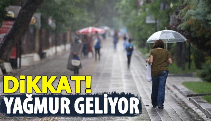 Meteoroloji'den yağmur ve rüzgar uyarısı