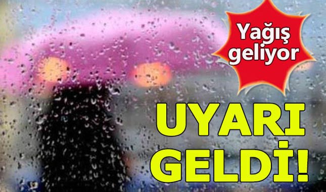 Meteorolojiden yeni hafta için yağış uyarısı