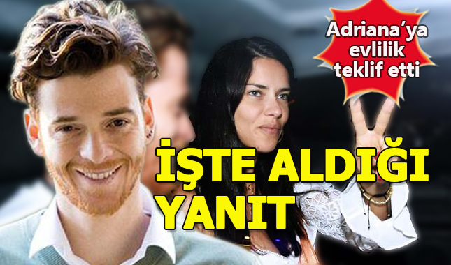 Metin Hara'dan Adriana Lima'ya evlilik teklifi