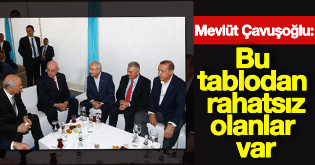 Mevlüt Çavuşoğlu: Türkiye'deki tablodan rahatsız olanlar var
