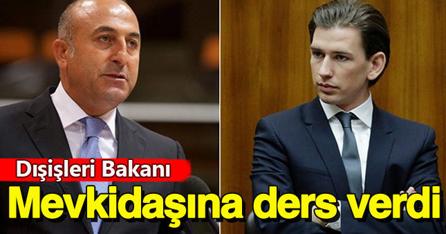 Mevlüt Çavuşoğlu'ndan mevkidaşına tokat gibi yanıt