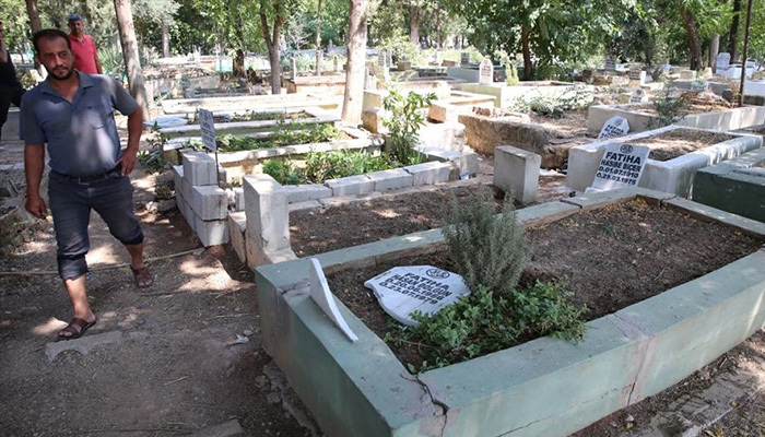 Mezarları tahrip ettiği iddia edilen 6 kişi gözaltına alındı